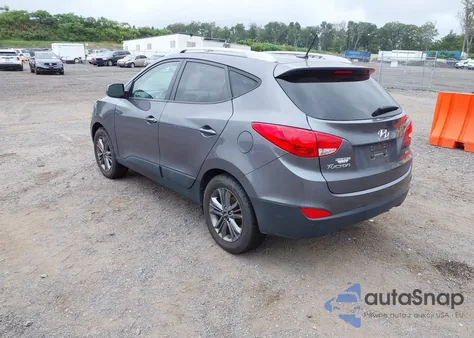 2014 Hyundai Tucson Se from USA, damaged, VIN KM8JUCAG9EU825908